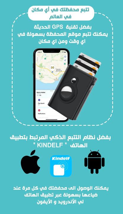 محفظة الجيب الجلدية بنظام الحماية .. الاصلية