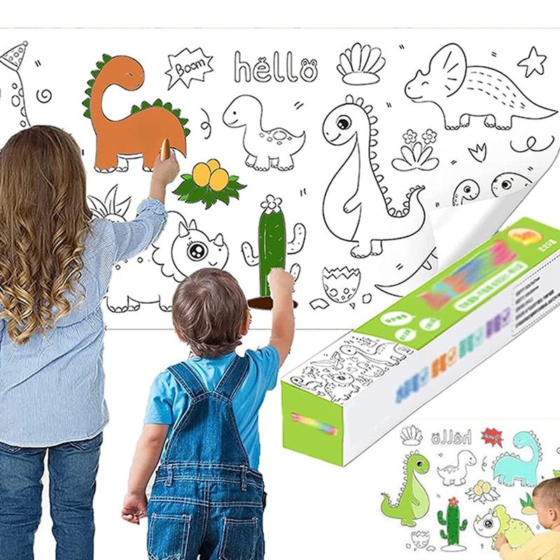 Sn رول أوراق التلوين اللاصق (عدد 2) - Gulf Shop KSA