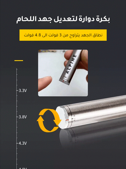 كاوية لحام قصدير كهربائية ببطارية ليثيوم مدمجة <p data-mce-fragment="1"><span style="color: #ffffff;">snap Malek</span>